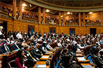 Thumbnail for Students participate in the Joint Convention