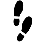 Footsteps icon